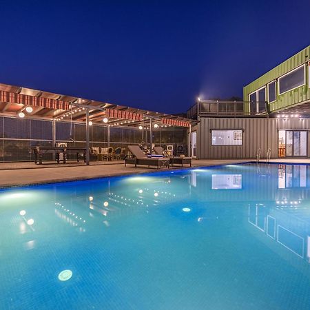 Elivaas Hidden Oasis 4Bhk With Pool, Mud House & Container House Villa Dhauj Bagian luar foto