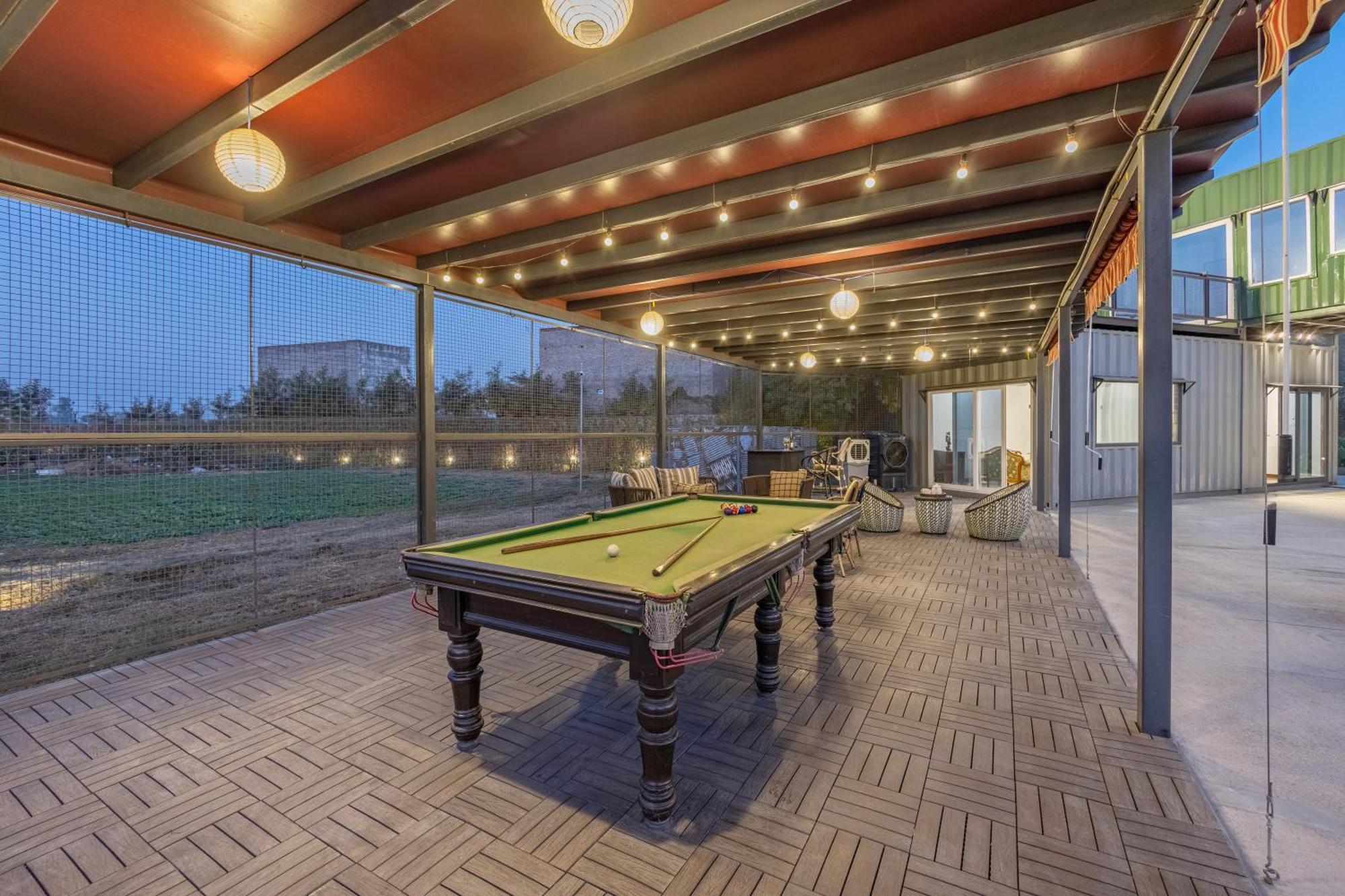 Elivaas Hidden Oasis 4Bhk With Pool, Mud House & Container House Villa Dhauj Bagian luar foto